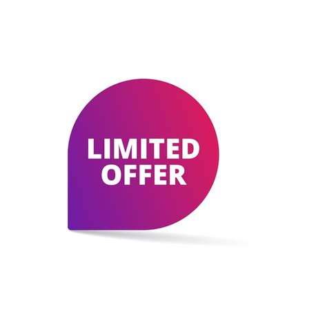 Premium Vector Red Banner Vector Limited Offer