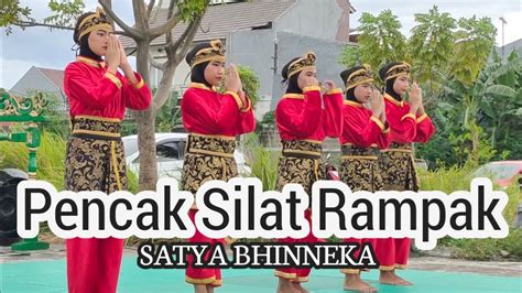 Pencak Silat Rampak Kendang Pencak Silat Satya Bhinneka YouTube