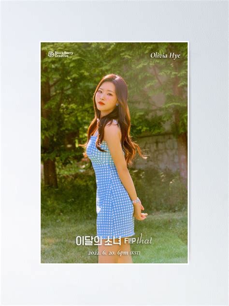 Olivia Hye Loona Flip That Poster For Sale By Twixin Redbubble