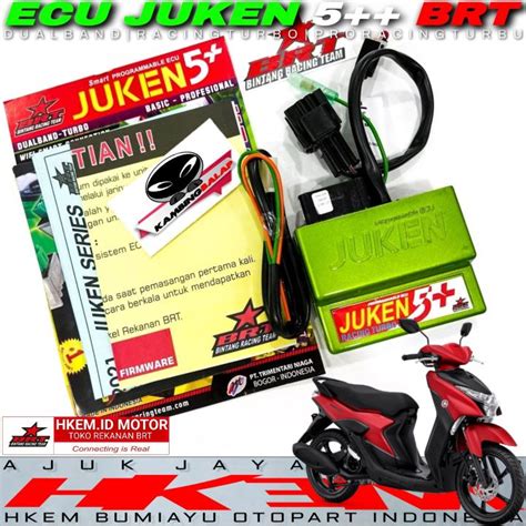 CDI ECU JUKEN 5 PLUS PLUS YAMAHA MIO GEAR 125 ECU BRT RACING DUALBAND