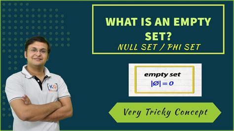 Part 5 Empty Set Null Set Phi Set Universal Set In Discrete Maths In