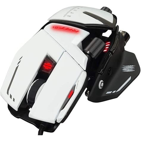 Mad Catz R A T 8 Ratón Gaming 16000DPI RGB Blanco PcComponentes