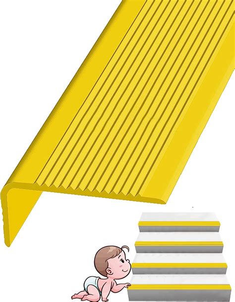 Stair Edge Protector Stair Nosing Edge Anti Slip Traction Treads Stair Edge