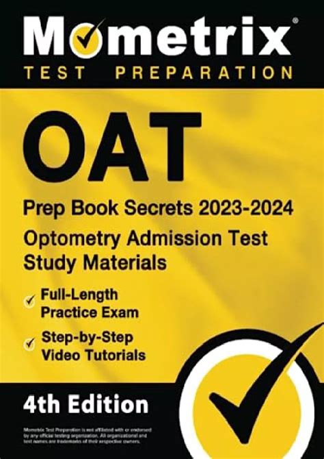 Ppt Pdf Oat Prep Book Secrets 2023 2024 Optometry Admission Test