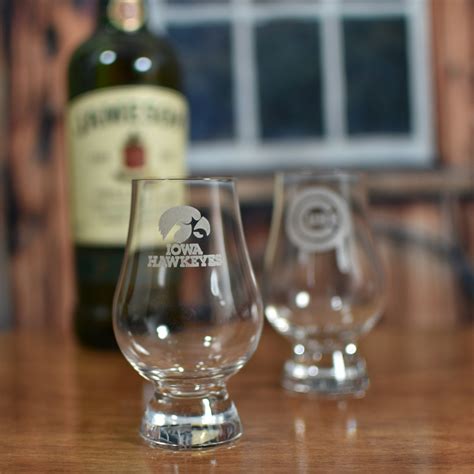 2 Personalized Crystal Glencairn Glasses 6 Oz