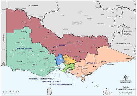 Victoria Primary Health Networks Phn Boundary Maps Australian