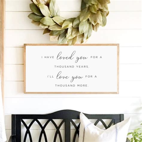 A Thousand Years Etsy