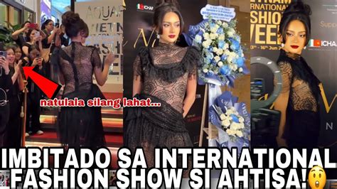 Rumampa Sa International Fashion Show Si Ahtisa Manalo Grabe Nato Miss