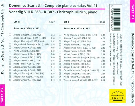 Release Complete Piano Sonatas Volume Sonatas K K By