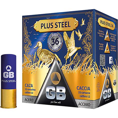 GB 12/70 PLUS 4 Steel 3,5mm 36g (Kaliber 12/70) - Patronen für Flinten ...