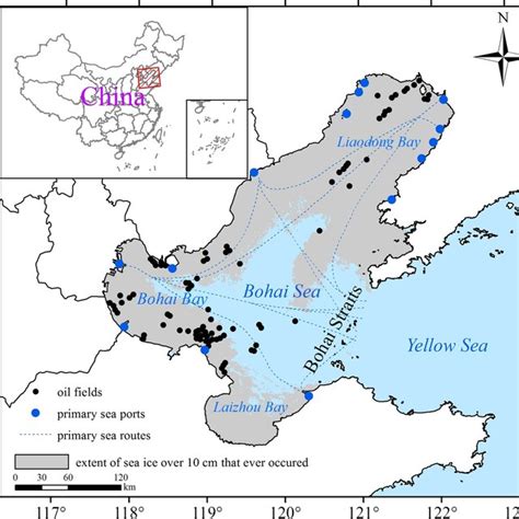 A sketch map of the Bohai Sea in China | Download Scientific Diagram