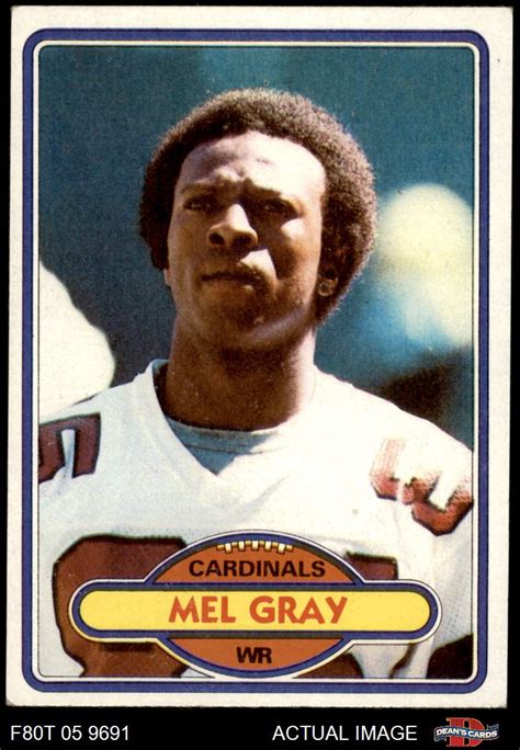 1980 Topps #125 Mel Gray