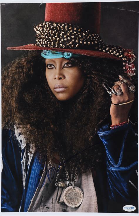 Erykah Badu Signed X Photo Acoa Pristine Auction