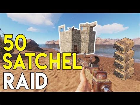 Massive Satchel Raid Finale Rust Survival Youtube