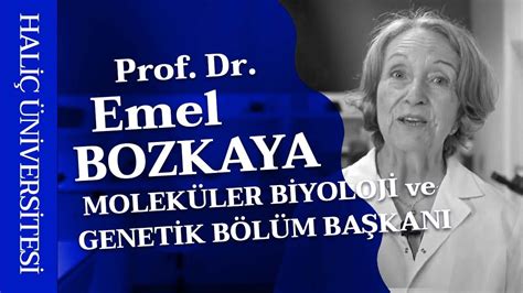 Prof Dr Emel Bozkaya I Molek Ler B Yoloj Ve Genet K B L M Ba Kani