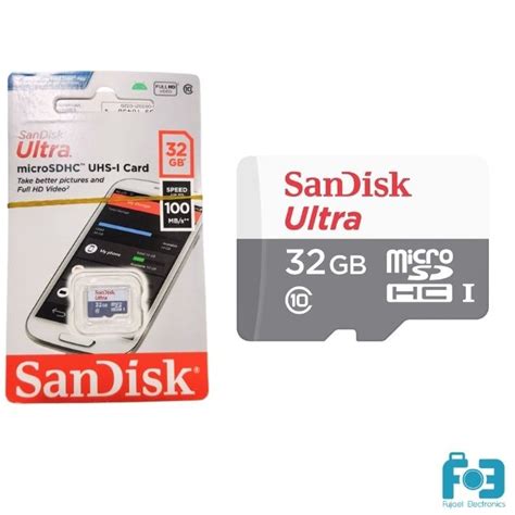 Sandisk Ultra 32GB Micro SDHC UHS I Memory Card Fujael Electronics