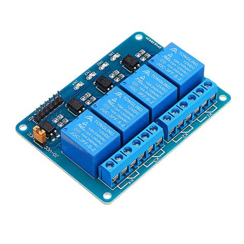 Ferramenta Geekcreit 12V módulo de relé de 4 canais para Arduino pic