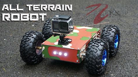 All Terrain Adventure Robot Chassis Body With Action Camera Mount By Nevonexpress Diy Robotics