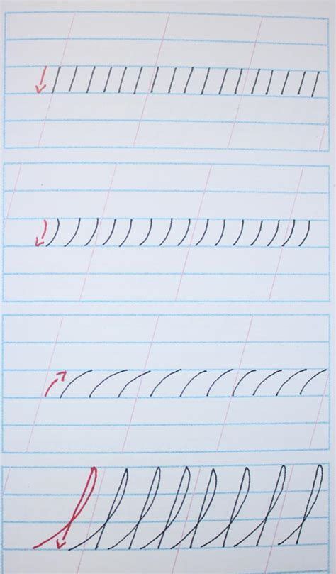 Aprende A Escribir En Cursiva Ejercicios De Cursiva Para Cursive