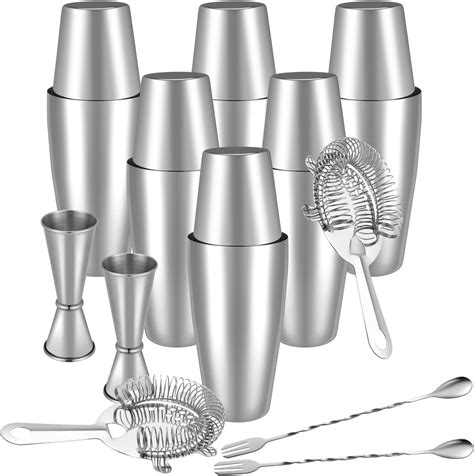 Amazon Dandat Pcs Cocktail Shaker Set Include Pcs Oz And