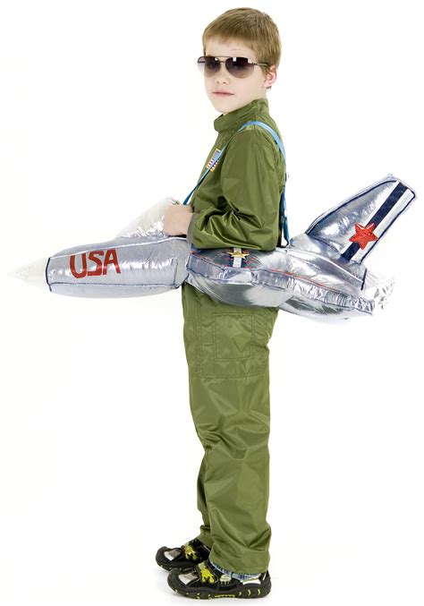 Kids Airplane Costume - Boys Funny Pilot Costumes