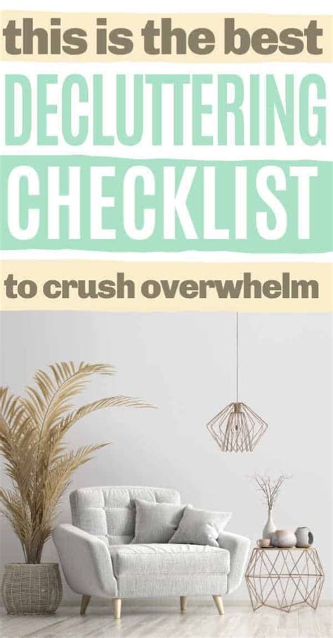 Learn How To Create A Decluttering Checklist That To Get Rid Of Clutter