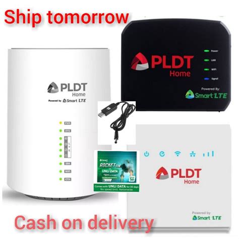 New Pldt Smart Home Prepaid Wifi With Free Gb Shopee Philippines