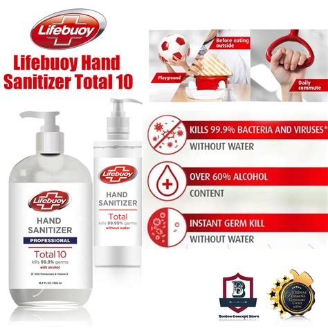 Lifebuoy Hand Sanitizer Total Ml Alcohol Sanitiser Gel Lifebouy