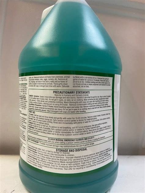 Spartan Consume Eco Lyzer Disinfectant Cleaner 1 Gallon Case Of 4