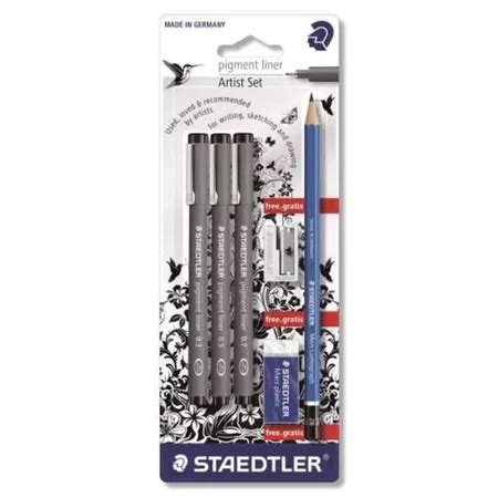 Staedtler Pigment Liner Set Teilig Duo Shop De