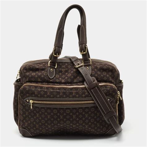 Louis Vuitton Ebene Monogram Mini Lin Canvas Sac A Langer Diaper Bag Louis Vuitton The Luxury