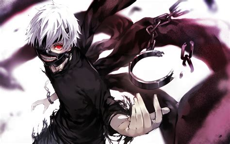 Herunterladen Hintergrundbild Kaneki Ken Gebrochene Handschellen