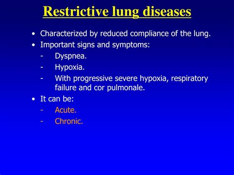 PPT - Restrictive lung diseases PowerPoint Presentation, free download ...