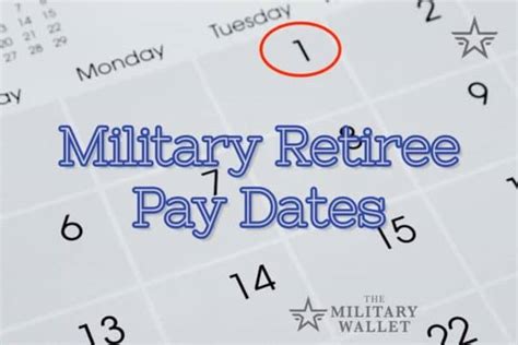 2024 Retired Military Pay Dates And Annuitant Pay Schedule