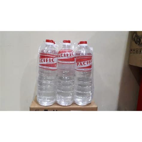 Jual Air Aki Merah Accu Zuur Pacific 1L 6 Pcs Untuk Pengisian