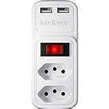 Adaptador De 2 Tomadas E 2 USB EAC 1002 Branco Intelbras Amazon Br