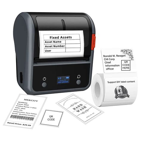 Niimbot B S Portable Thermal Label Printer Inch Black