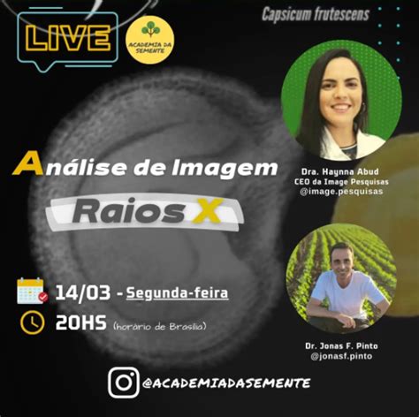 SEEDNews News Análise de sementes por Raio X é tema de live da