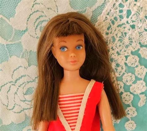 Vintage Brunette Barbie Skipper Skipper Doll Dark Brown Hair