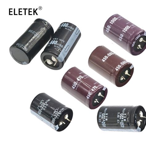 Aluminum Electrolytic Capacitors 400v 450v 500v 220uf 270uf 330uf 390uf For Electric Welding