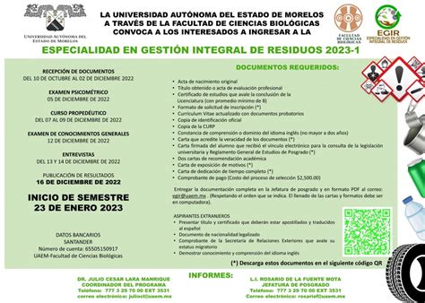 Especialidad En Gestión Integral De Residuos 2023 1 Universidad