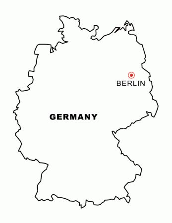 FAMOUS PLACES IN GERMANY Coloring Page GATE In Berlin Coloring Home