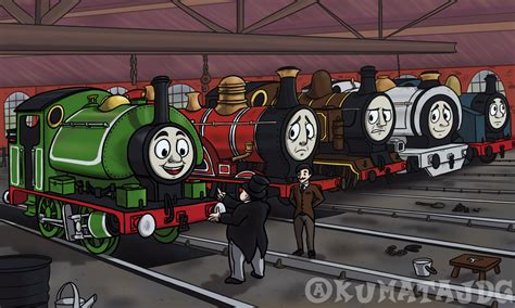 "That's a good engine; I'll call you Percy." [Railway Series fanart ...