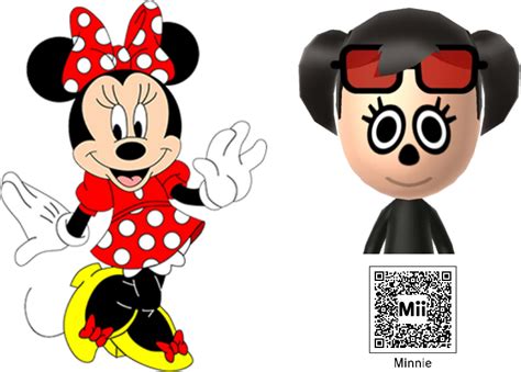 Nintendo Mii - Minnie Mouse (Alternate) by SuperCaptainN on DeviantArt