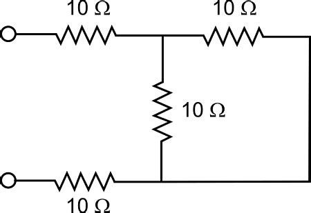 Four Resistors Each With Resistance R Ohm Are Connected As Shown