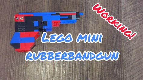 Kevin 183 Lego Mini Rubberbandgun Working Youtube