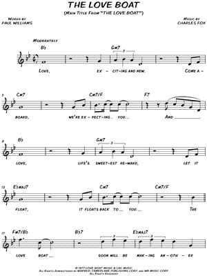 "Love Boat Theme" Sheet Music - 7 Arrangements Available Instantly ...