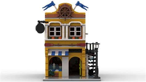 Lego Moc Modular Harbour By Mexwhite Rebrickable Build With Lego
