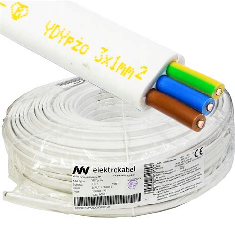 PRZEWÓD YDYp 3x1 mm CU 750V płaski 100m 230V 5907702810157