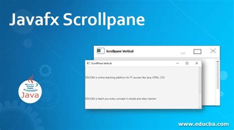 Javafx Scrollpane Learn How To Create Scrollpane In Javafx